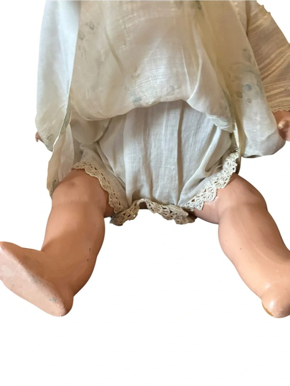 Pudgy Peggy Vintage-style White Baby Doll with Blonde Hair - Kids Toys